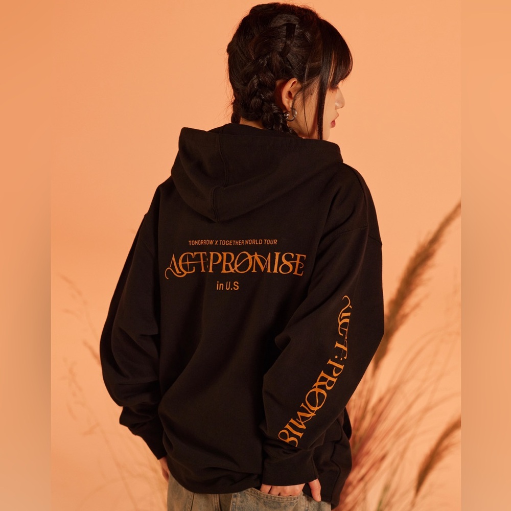 TXT World Tour ACT PROMISE Concert Zipper Hoodie Tomorrow X Together in US K-Pop
